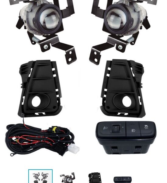 Kit Farol Milha Hb20 Hatch Sedan Plus 2024 Botão Original