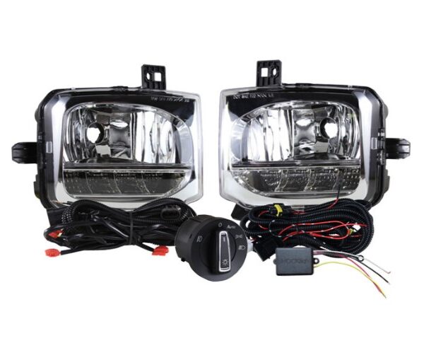 Kit Farol Milha T-cross 2018 Drl + Pisca + Botão original